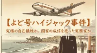 【よど号ハイジャック事件】究極の自己犠牲か、国家の威信を売った実務家か
