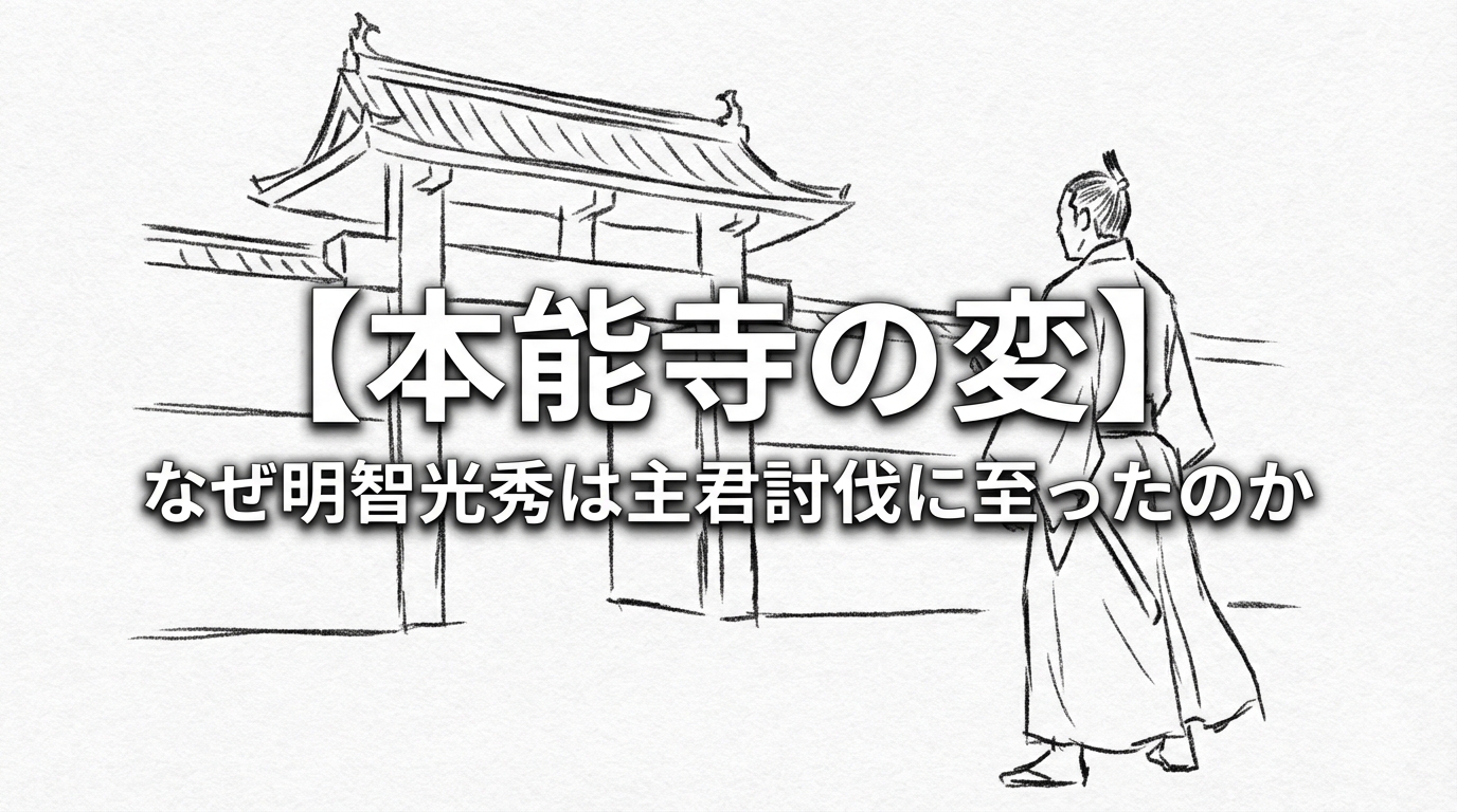 【本能寺の変】なぜ明智光秀は主君討伐に至ったのか